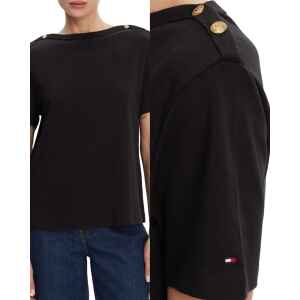 TH BLACK REGULAR GOLD BUTTON