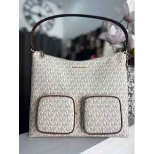 MK MERRITT CARGO SHLDR VANILLA