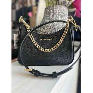 MK BLACK SMALL CHAIN POCHETTE CROSSBODY