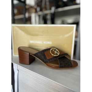 MK CARMEN MULE SANDAL BROWN