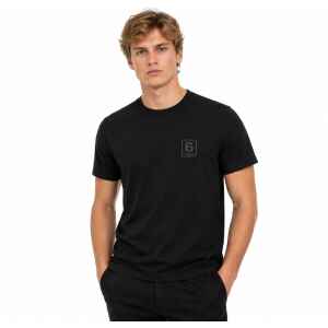 BURBERRY MEN TSHIRT SQUARE "B" BLACK