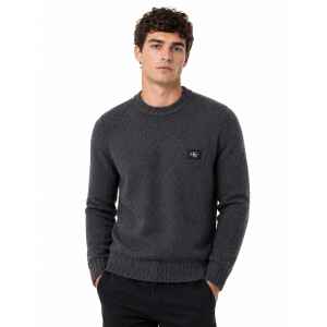 CK GREY SWEATER SMALL LOGO