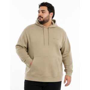 CK HOODIE BEIGE 'CALVIN KLEIN' SMALL