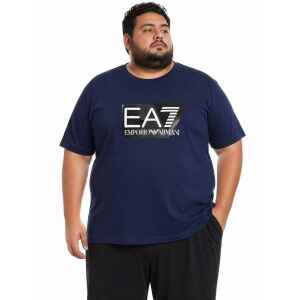EMPORIO ARMANI TSHIRT BIG LOGO BLUE