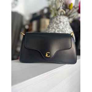 COCCINELLE BLACK MINI B.GRAINED