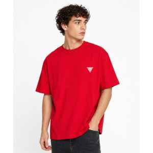 GUESS T-SHIRT OVERZIDE FIT RED