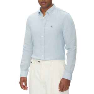 TH BREEZY BLUE LINEN SHIRT