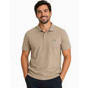 HBJ LIGHT BROWN POLO TSHIRT