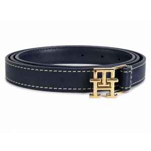 TH LOGO BELT 1.5 BLACK