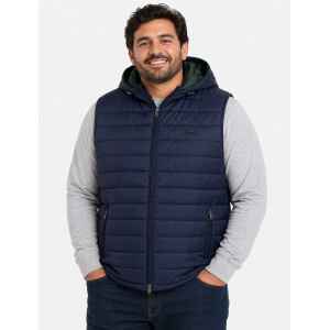 HARMONT & BLAINE VEST NAVY