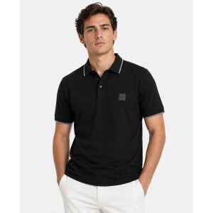 HUGO BOSS POLO SHIRT BLACK