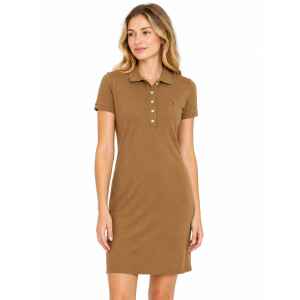 TH KAKHI POLO DRESS