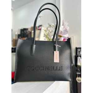 COCCINELLE BLACK TOTE BAG