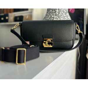 COCCINELLE BLACK HAN GRAIN