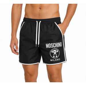 MOSCHINO BLACK SWIM SHORTS