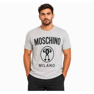 MOSCHINO MILANO T-SHIRT GREY