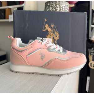 US.POLO. PINK TRAINERS