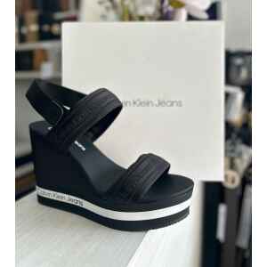 CK BLACK NATALIA WEDGE