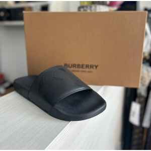 BURBERRY SLIDERS PLAIN BLACK