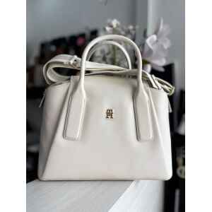 TH ESSENTIAL SATCHEL SOFT CREAM