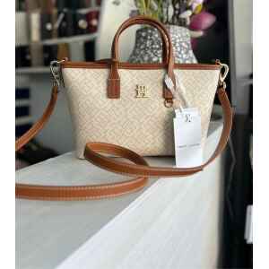 TH BEIGE MONOPLAY MINI TOTE