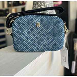 TH BLUE DENIM FLAG  POPETTE CAMERA BAG
