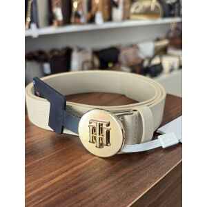TH CREAM BELT BUCKLE