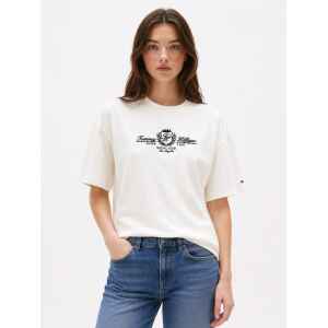 TH WHITE VARSITY OVERSIZE T-SHIRT