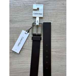CK DARK BROWN ESSENTIAL BELT