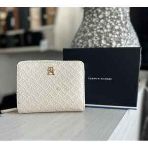 TH ICON MEDIUM FLAP PURSE SOFT CREAM