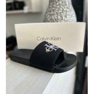 CK SLIDE BLACK/LAVANDER