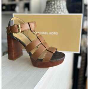 MK REED PLATFORM SANDAL BROWN