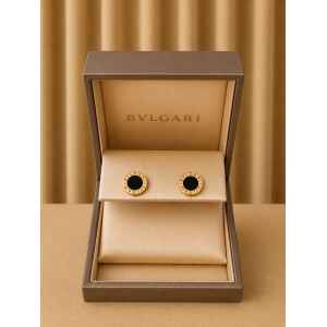 PRE-OWNED BVLGARI EARRINGS ROSEGOLD 18KRT PAIR