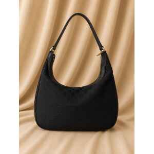 PRE-OWNED GUCCI CANVAS SHOULDER BAG