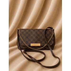 PRE-OWNED LOUIS VUITTON FAVORITE MM DAMIER