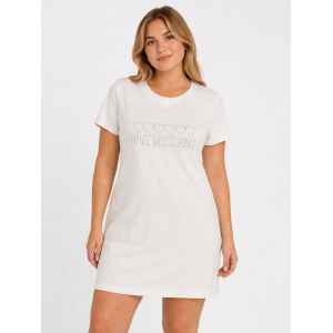 LOVE MOSCHINO DRESS WHITE