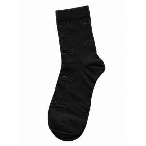 GUESS PAIR BLACK SOCKS OS