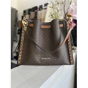 MK MINA BROWN SHOULDER