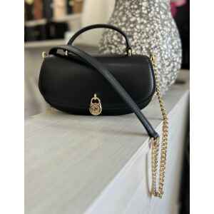 MK MILA BLACK XS CROSSBODY LEATHER