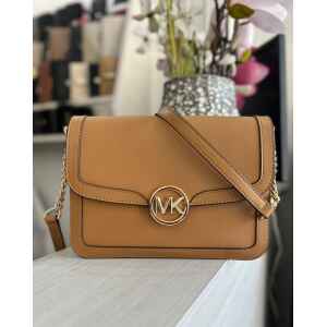 MK LEIDA MD FLAP CHN MSGR DEER TAN