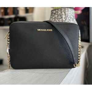 MK JET SET ITEM RECTANGLE XBODY BLACK
