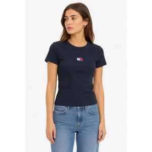 TJ SLIM BADGE RIB DARK NAVY