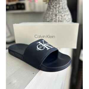 CK SLIDER NAVY BLUE