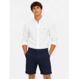 TH PIGMENT LINEN SOLID RF SHIRT WHITE