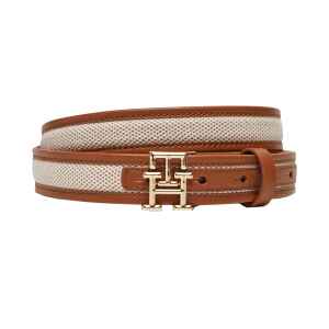 TH LOGO 2.5 CANVAS/TAN BELT
