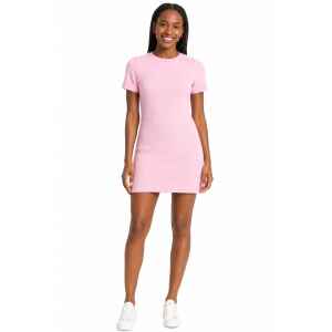 MK ROUND NECK BABY PINK DRESS