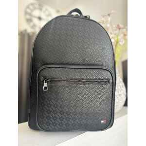 TH BLACK EMBOSSED FLAG BACKPACK