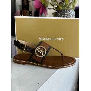 MK CARMEN THONG SANDAL BROWN