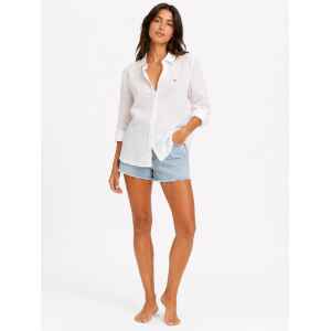 TH LINEN SHIRT WHITE