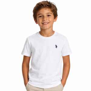 U.S POLO WHITE T-SHIRT